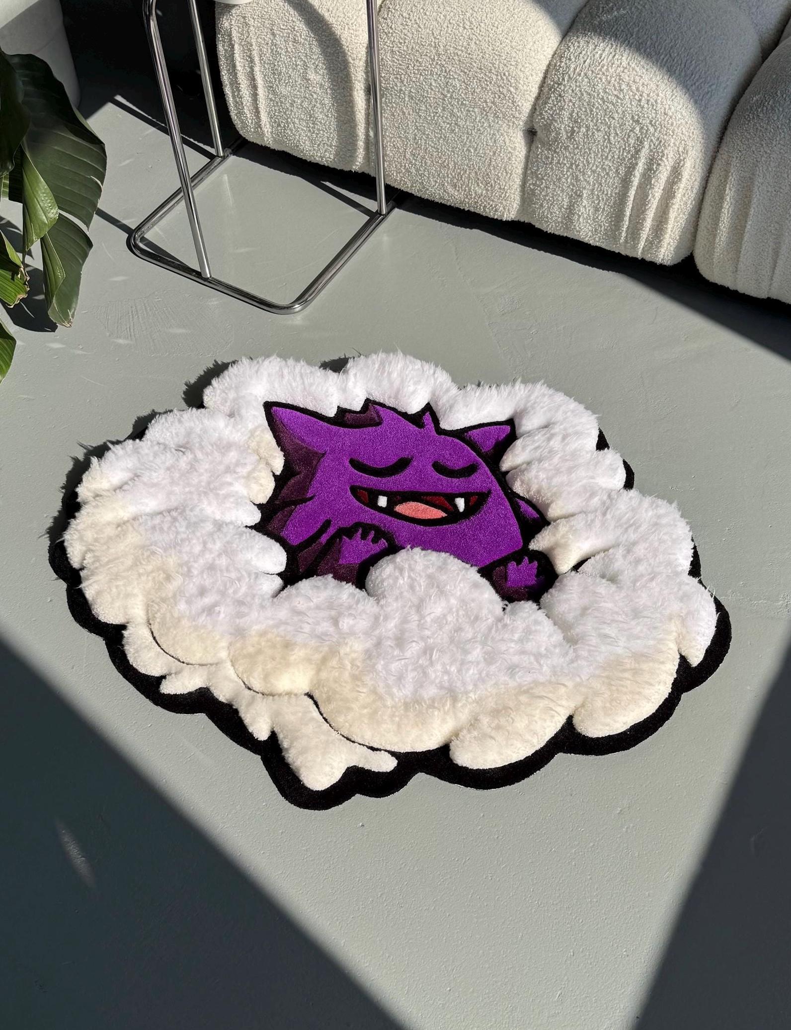 3D Tufted Cartoon Rug: Fluffy Clouds, Handmade Kids Decor - Image 5