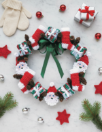 Merry Christmas Wreath Crochet Pattern PDF | Festive Holiday Decoration Pattern Download - Image 2