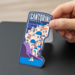Santorini Greece Vinyl Sticker Decal | Travel Sticker for Luggage, Laptop, Water Bottle, Journal, Scrapbook - Image 6
