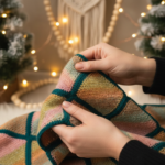 Mossy Blocks Crochet Blanket | Downloadable PDF Pattern - Image 8