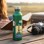 Paris France City Travel Vinyl Sticker Decal | Sticker for Luggage, Laptop, Water Bottle, Journal - Image 5