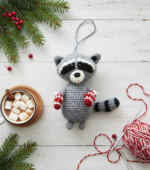 Raccoon Amigurumi Ornament Pattern (PDF) - Image 10