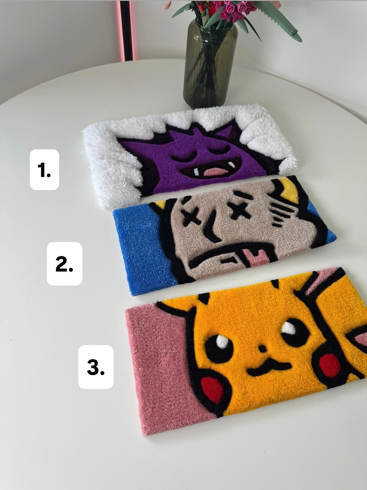 Cartoon Character Keyboard Rugs – Fluffy Gamer Desk Mat - Image 3