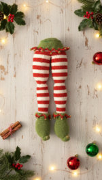Naughty Elf Crochet Pattern PDF | Christmas Tree Decor Amigurumi