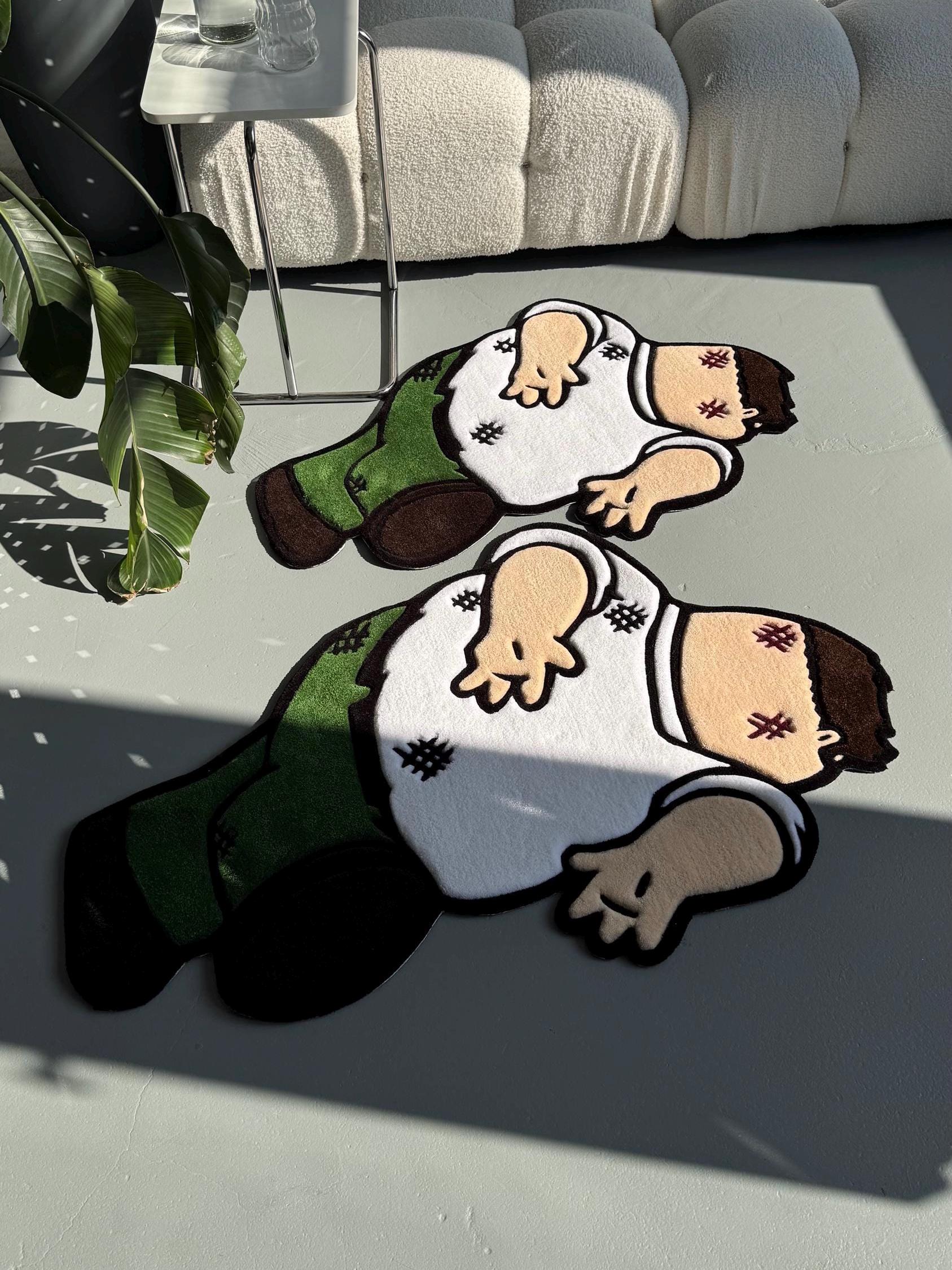 Custom Griffin Rug: Handmade Cartoon Tufted Carpet - Image 4