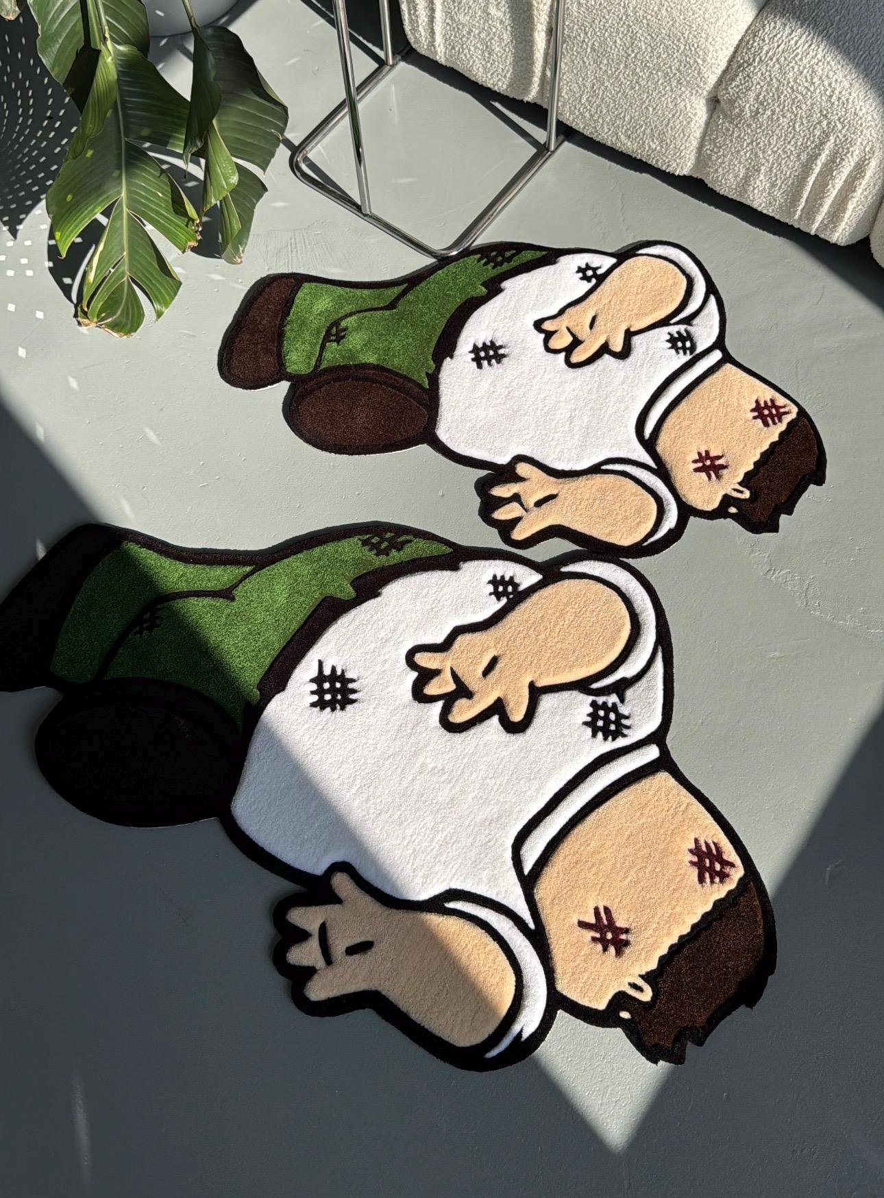 Custom Griffin Rug: Handmade Cartoon Tufted Carpet - Image 8