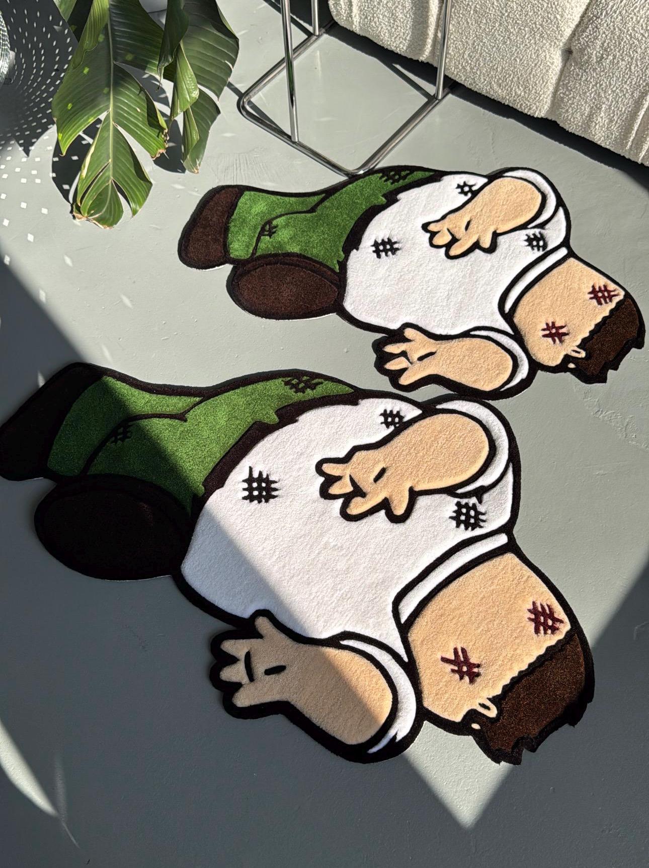 Custom Griffin Rug: Handmade Cartoon Tufted Carpet - Image 3