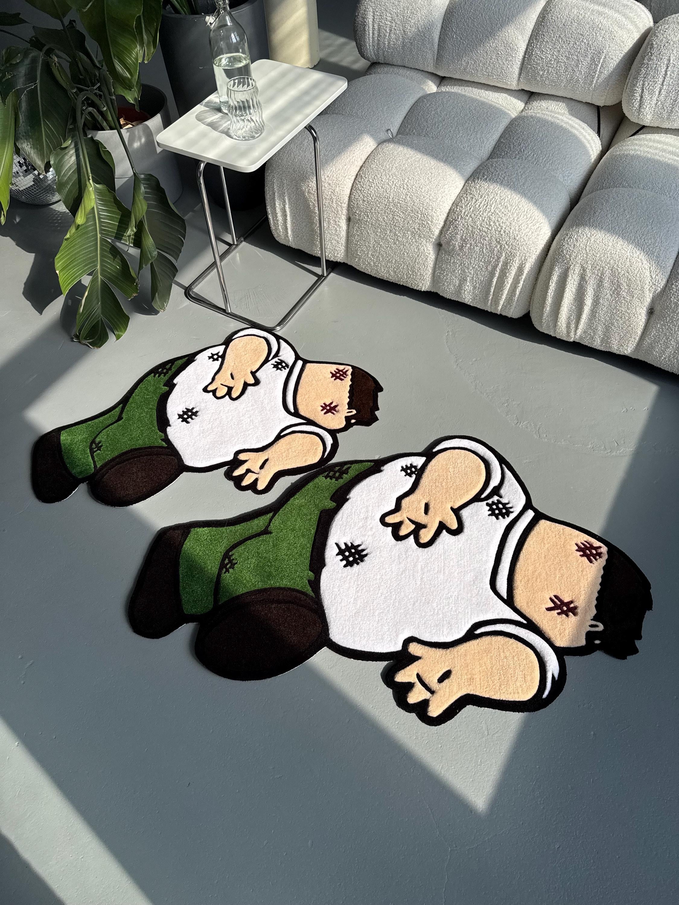 Custom Griffin Rug: Handmade Cartoon Tufted Carpet - Image 9