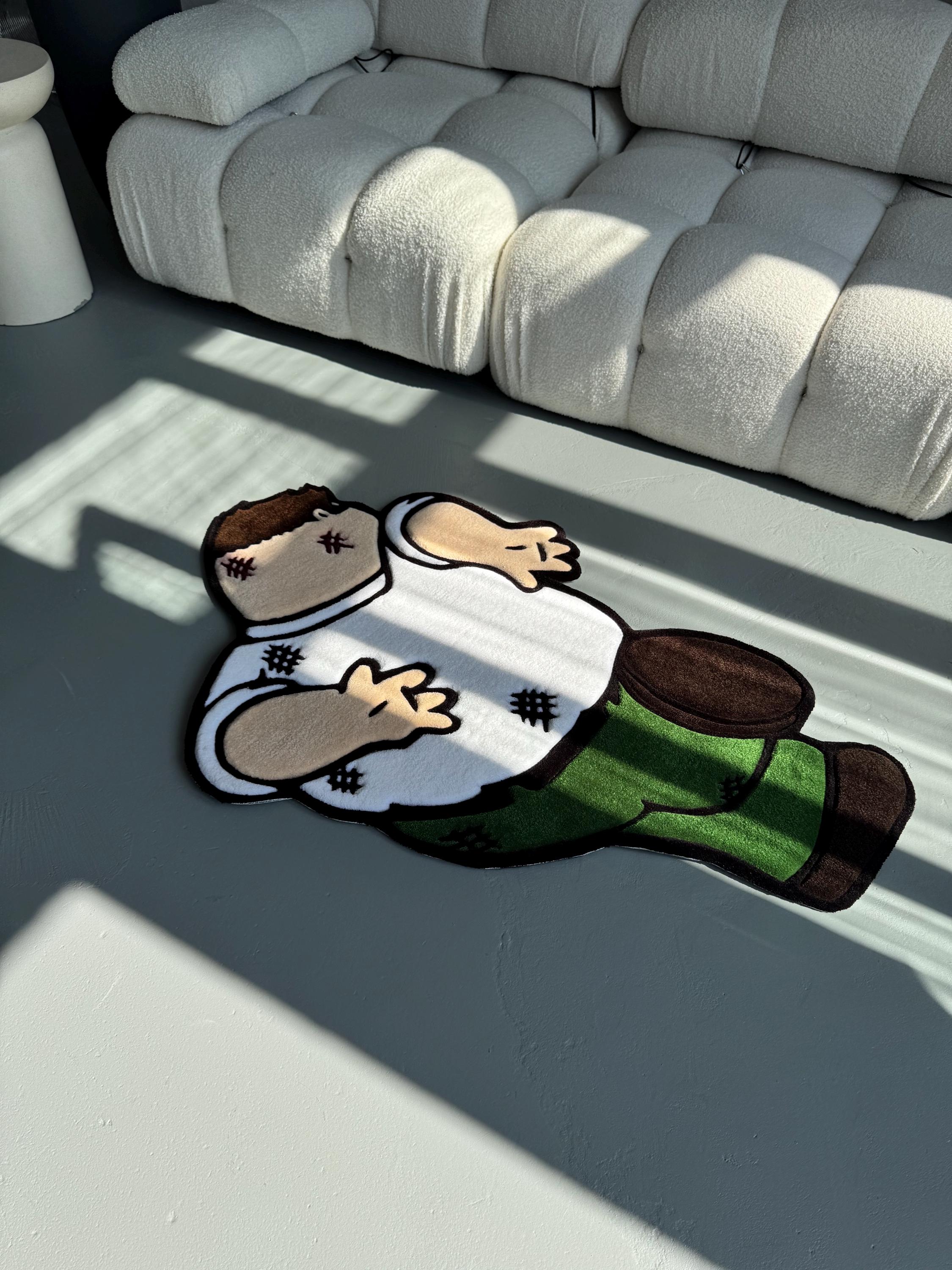 Custom Griffin Rug: Handmade Cartoon Tufted Carpet - Image 5