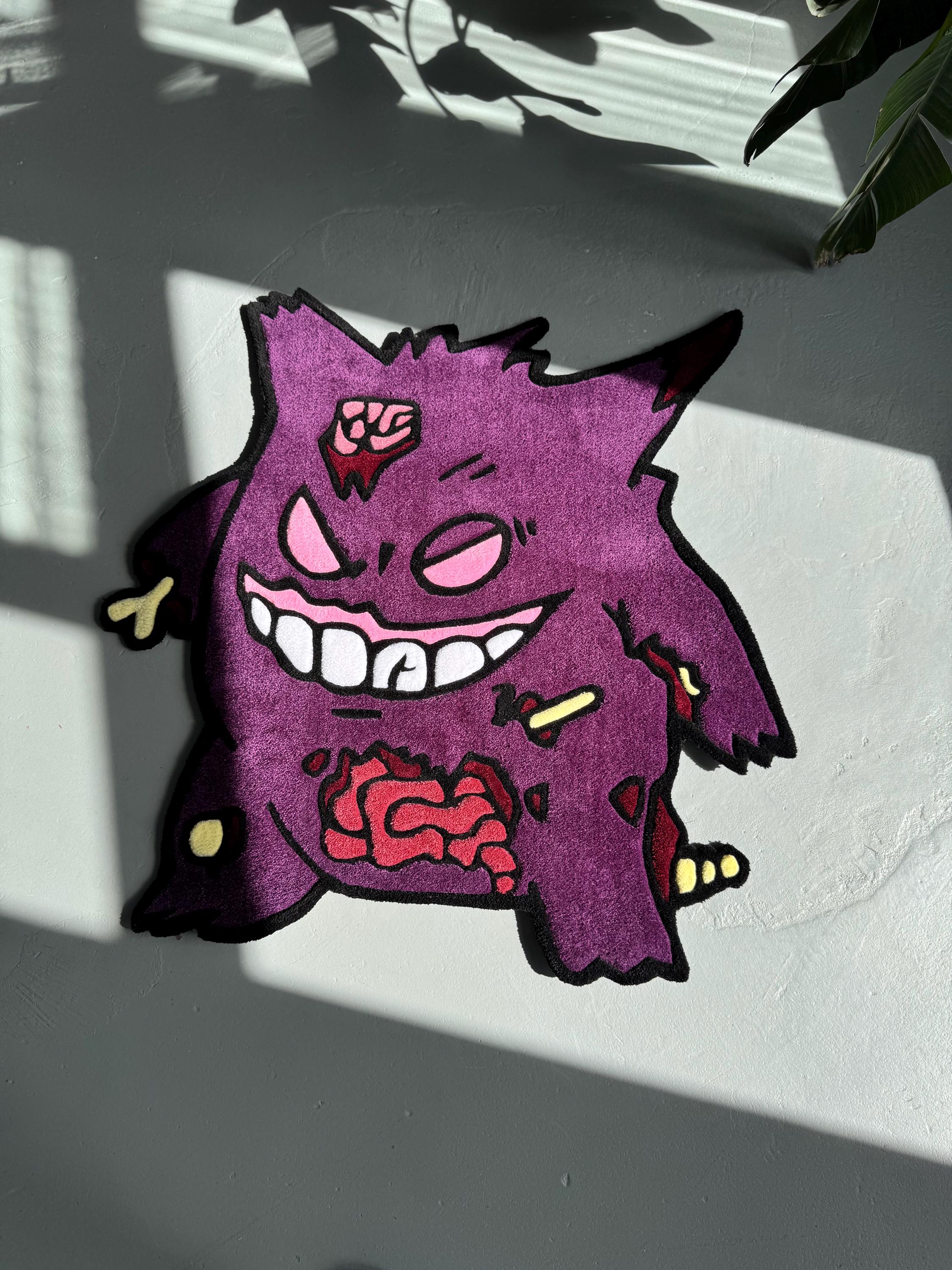 Custom Halloween Zombie Rug – Handmade Tufted Cartoon Character Mat - Image 10