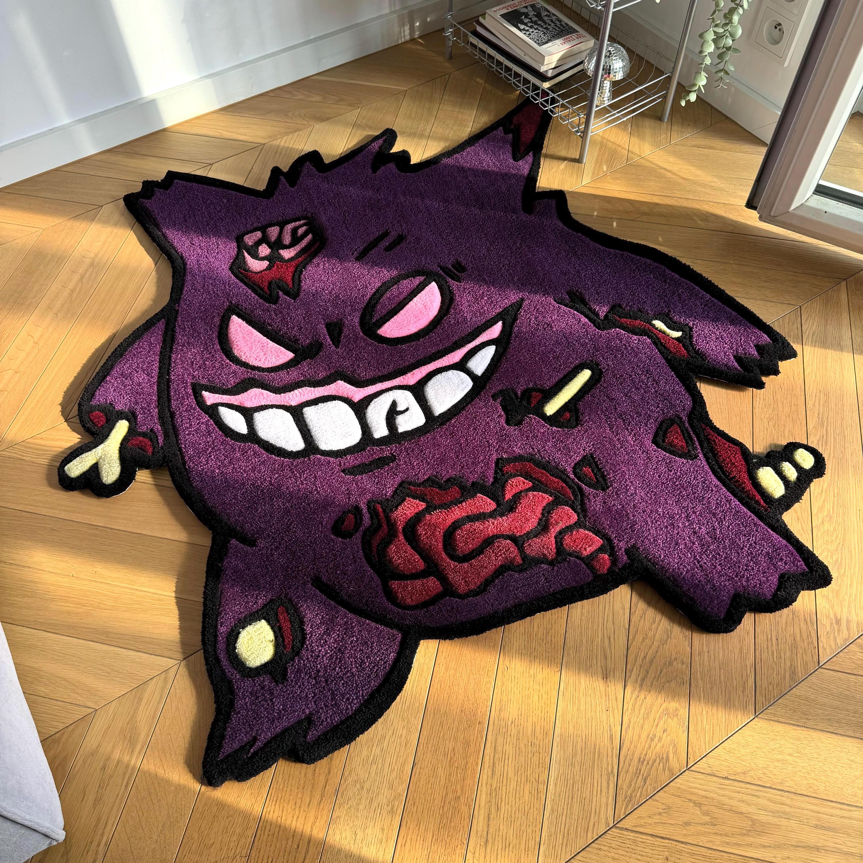 Custom Halloween Zombie Rug – Handmade Tufted Cartoon Character Mat - Image 4