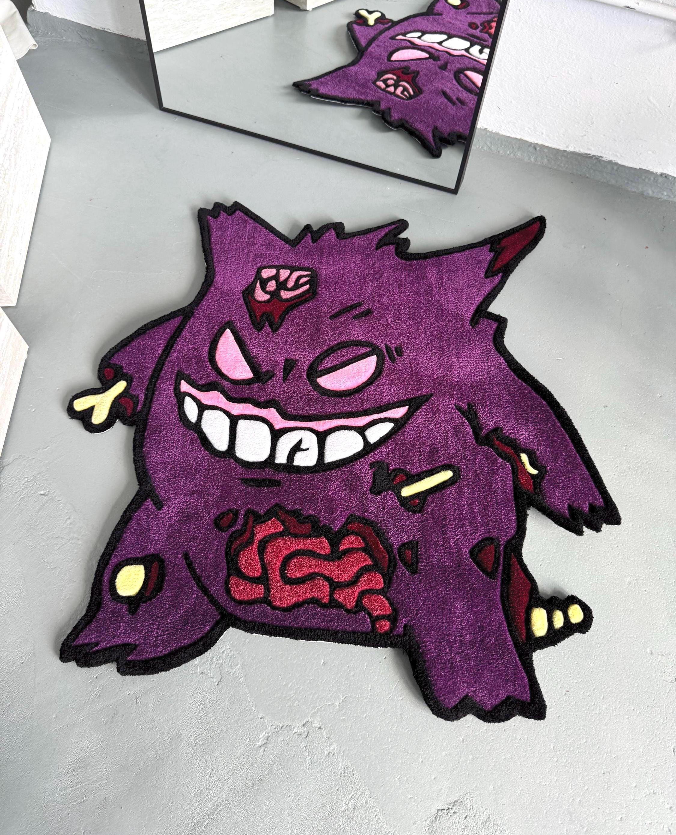Custom Halloween Zombie Rug – Handmade Tufted Cartoon Character Mat