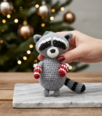 Raccoon Amigurumi Ornament Pattern (PDF) - Image 4