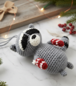 Raccoon Amigurumi Ornament Pattern (PDF) - Image 7