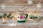 Reindeer Hot Chocolate Ornament Crochet Pattern PDF | Christmas Tree Decoration Pattern Download - Image 9
