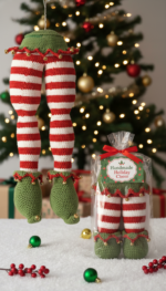 Naughty Elf Crochet Pattern PDF | Christmas Tree Decor Amigurumi - Image 3