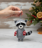 Raccoon Amigurumi Ornament Pattern (PDF) - Image 8