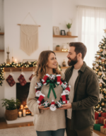 Merry Christmas Wreath Crochet Pattern PDF | Festive Holiday Decoration Pattern Download - Image 5