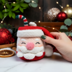 Cup of Mr. Claus Crochet Pattern PDF | Holiday Amigurumi Digital Download - Image 3
