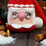 Cup of Mrs. Claus Crochet Pattern PDF | Christmas Amigurumi Ornament Digital Download - Image 5