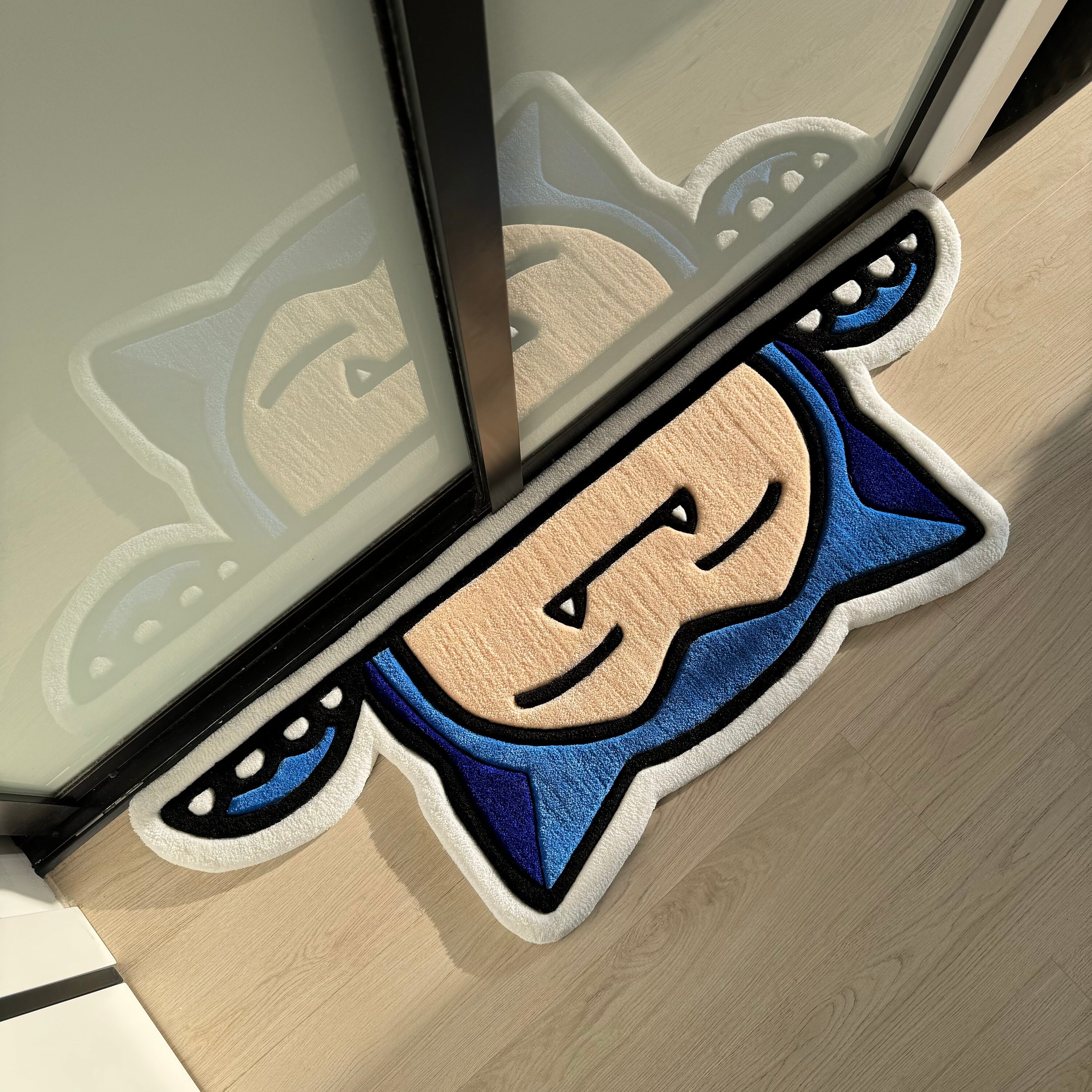 Handmade Cartoon Character Rug: Acrylic Tufted Decor (120cm) - Image 2