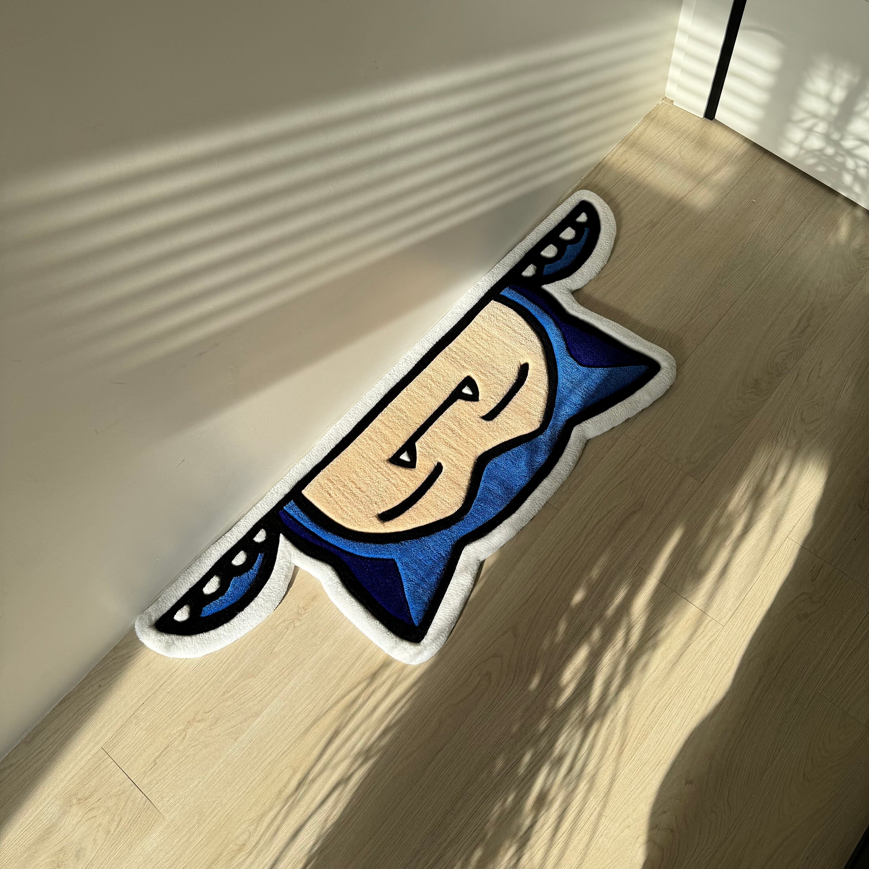 Handmade Cartoon Character Rug: Acrylic Tufted Decor (120cm) - Image 3