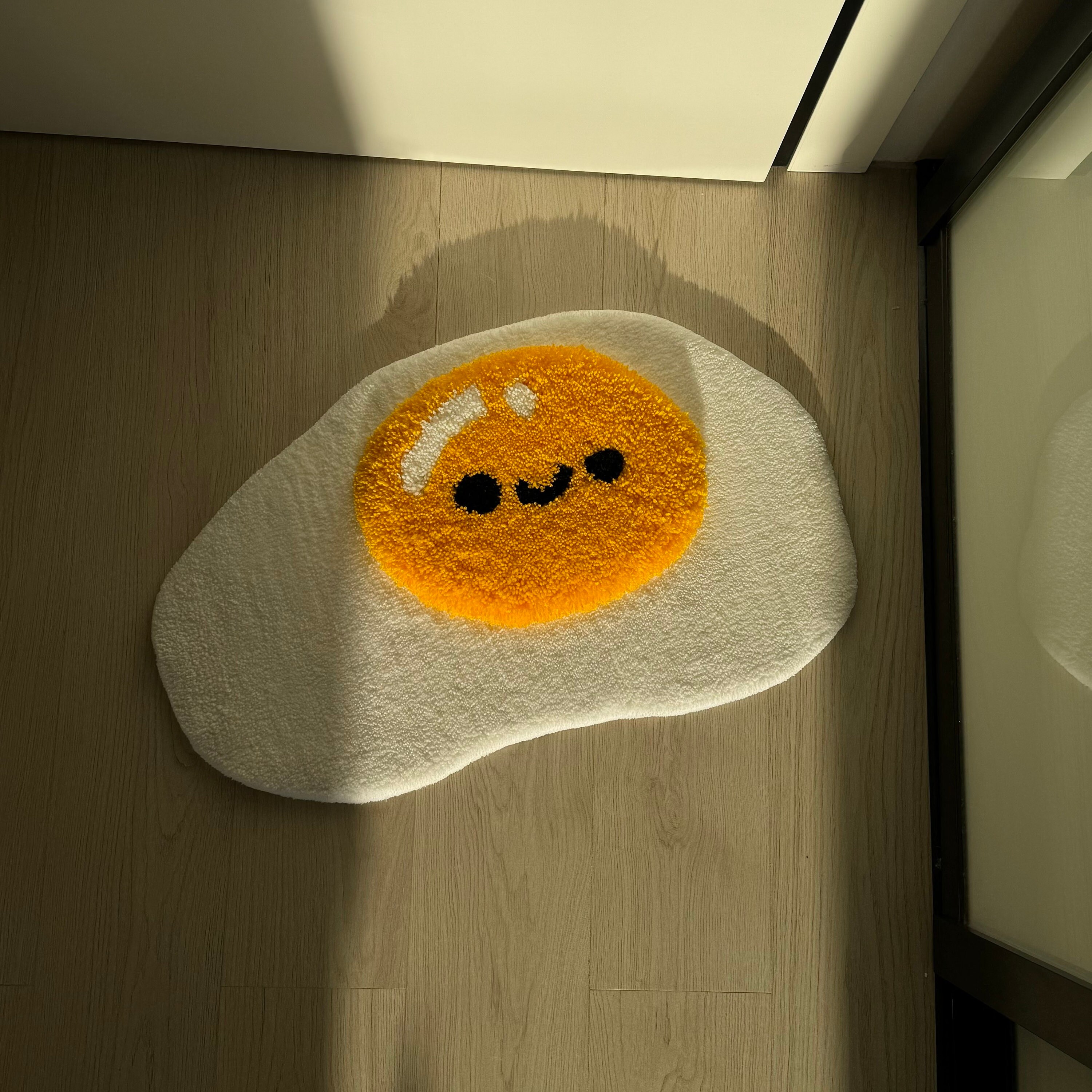 Handmade Tufted Egg Rug: Fluffy Home Decor Gift - Image 10