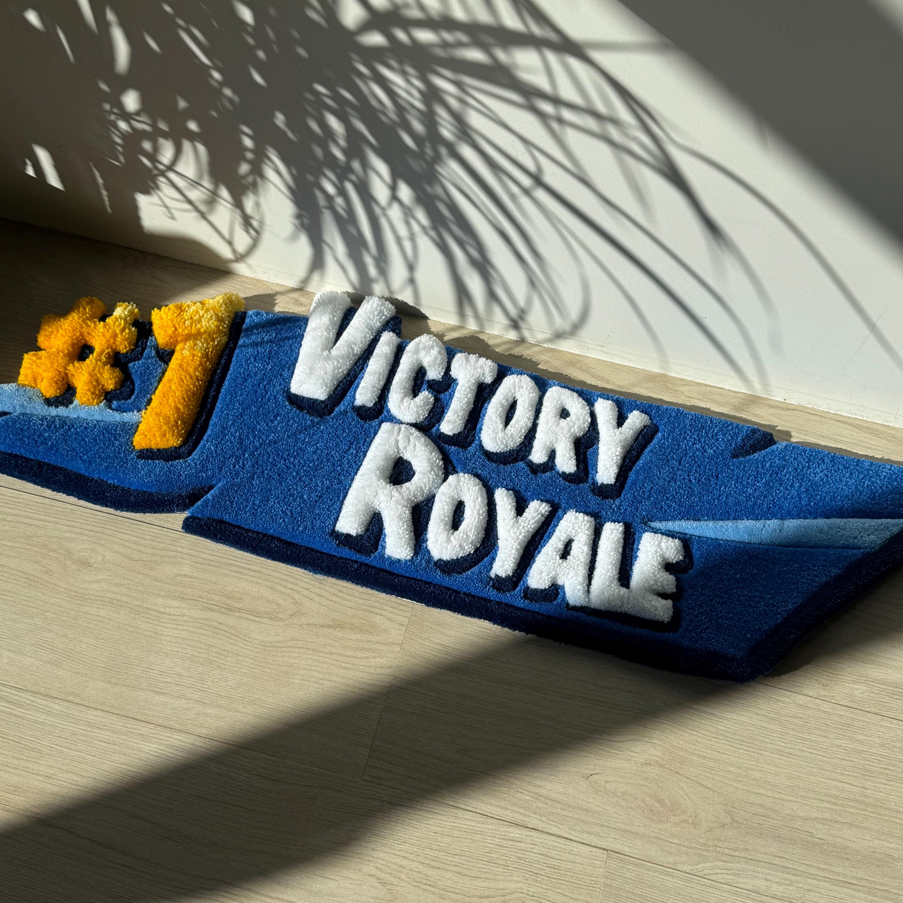 Handmade Tufted Gaming Rug: #1 Victory - Gamer Room Decor - Image 8