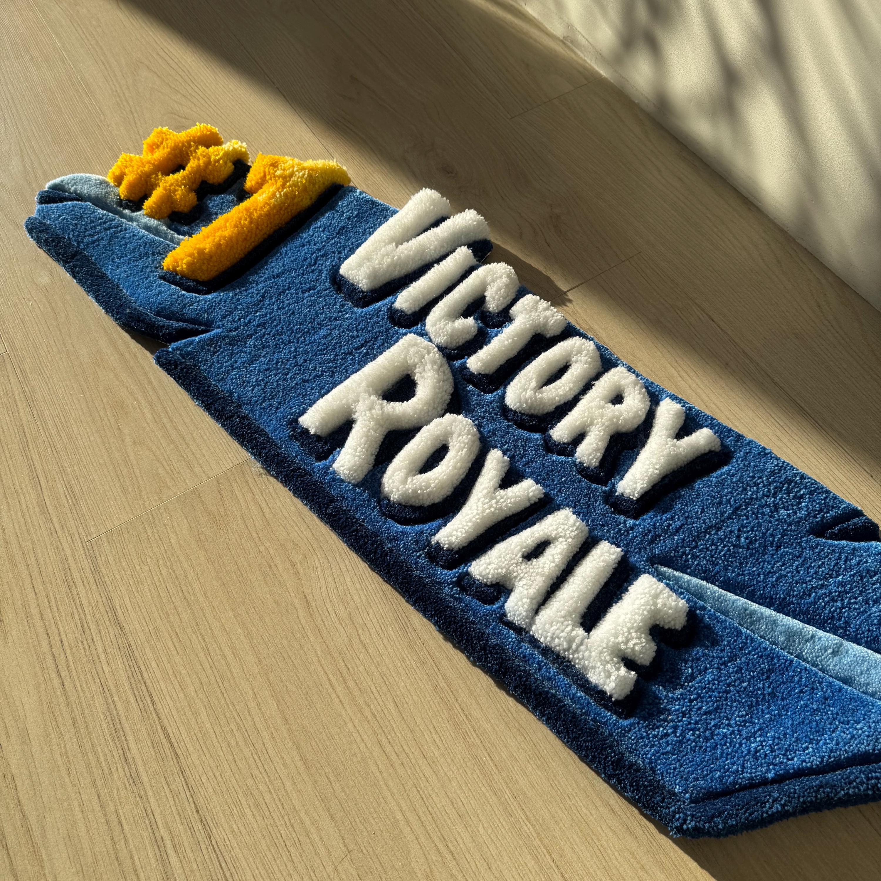 Handmade Tufted Gaming Rug: #1 Victory - Gamer Room Decor - Image 2