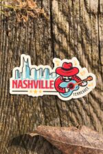 Nashville Tennessee Sticker | City & Travel Stickers | Waterproof, Vinyl and Dishwasher Safe | Laptop, Water bottle, Luggage, Tumbler Decal - Image 2