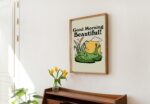 Retro Pinup Frog Wall Print, Postive Quote, Vintage Funny Poster, Froggy Illustration, Trendy 70s Wall Decor, A3 A4 A2 Prints, Neutral - Image 5