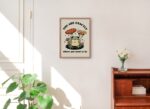 Retro Frog Poster Print, Positive Quote, Vintage Frog Mushroom Illustration, Cute Froggy Wall Art, A3 A4 A2 Prints, Cottagecore, UNFRAMED - Image 5