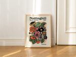 Retro Flower Market Poster, Botanical Flower Print, Wildflowers print, Floral Wall Art, Colorful Large Poster, A2 A3, Mid Century, UNFRAMED - Image 3