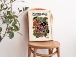 Retro Flower Market Poster, Botanical Flower Print, Wildflowers print, Floral Wall Art, Colorful Large Poster, A2 A3, Mid Century, UNFRAMED - Image 2
