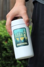 Montreal Quebec Canada Sticker | City & Travel Stickers | Waterproof, Vinyl and Dishwasher Safe | Laptop, Water bottle, Planner, Tumbler - Image 2