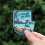 Cancun Mexico Sticker | City & Travel Stickers | Waterproof, Vinyl and Dishwasher Safe | Laptop, Water bottle, Luggage, Tumbler - Image 2