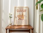 Retro Cheers Print, Beer Print Bar Poster, Beer Gift, Alcohol Bar Cart Sign, Large Wall Prints, Poster, Cheers Kitchen Print, UNFRAMED - Image 5