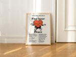 Daily Affirmations Wall Print, Retro Meditation Illustration, Cute Typographic Poster,  Large Art Print, Inner Peace Artwork, UNFRAMED - Image 5