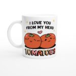 Personalized Gift Mug, Custom Ceramic Coffee Cup, Best Friend Boyfriend Gift, Tomatoes Mug, Cute Birthday present, Novelty Christmas Gift - Image 5