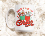 Cute Christmas Mug, Kids Christmas Mug, Hot Chocolate Mug, Christmas Eve Box Filler, Boy Girl Xmas Secret Santa, Festive Ceramic Cup