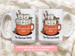 Custom Christmas Family Mug, Hot Chocolate Ceramic Cup Personalized, Christmas 2022 Family Mug, Group Mug, Family Holiday present, Xmas Gift - Image 2