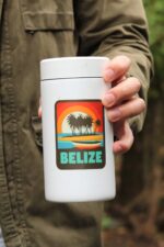 Belize Sticker | City & Travel Stickers | Waterproof, Vinyl and Dishwasher Safe | Laptop, Water bottle, Luggage, Tumbler - Image 2