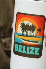 Belize Sticker | City & Travel Stickers | Waterproof, Vinyl and Dishwasher Safe | Laptop, Water bottle, Luggage, Tumbler - Image 3