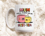 Custom Mum Mug, Personalized Gift For Mum, Ceramic Coffee Cup, Cute Mum Mug, Customised Best Mum Mug, Gift For Mum, Mum Mug, Christmas Gift - Image 5