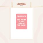 Balance Cat Print, Its all about Balance Baby Quote Poster, Retro Unicycle Cat Poster, Cottagecore Orange Mushroom Farmhouse Print, UNFRAMED - Image 8