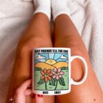 CUSTOM Best Friend Mug, Bestie Ceramic Cup Personalized, Best Friend Friendship mug, Friends Mug, Friend Birthday present, Christmas Gift - Image 2