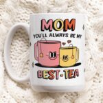 Custom Mom Mug, Personalized Gift For Mum, Ceramic Coffee Cup, Cute Mom Mug, Customised Best Mom Mug, Gift For Mom, Mom Mug, Christmas Gift