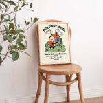 CUSTOM Home Owner Gift, Housewarming Gift, Our First Home Sign, Home Sweet Home Print, Couples Wedding Gift, Realtor Closing Gift, UNFRAMED - Image 2