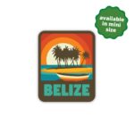 Belize Sticker | City & Travel Stickers | Waterproof, Vinyl and Dishwasher Safe | Laptop, Water bottle, Luggage, Tumbler