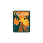 Mexico Sticker | City & Travel Stickers | Waterproof, Vinyl and Dishwasher Safe | Laptop, Water bottle, Luggage, Suitcase